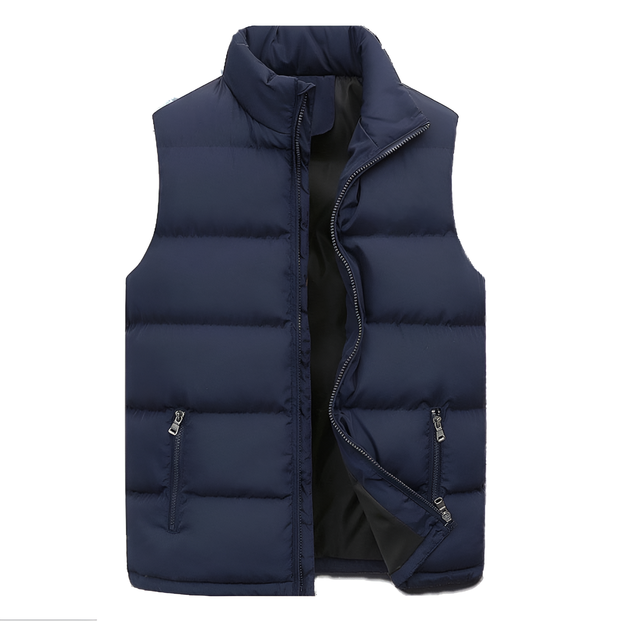 Men's Puffer Vest Sleeveless Jacket - Outdoor Casual Wear