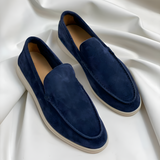 Men's Suede Slip On Loafers - Casual Office Wear