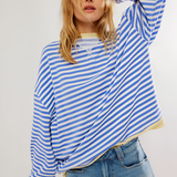 Women's Sweater Striped Oversized - Casual Wear