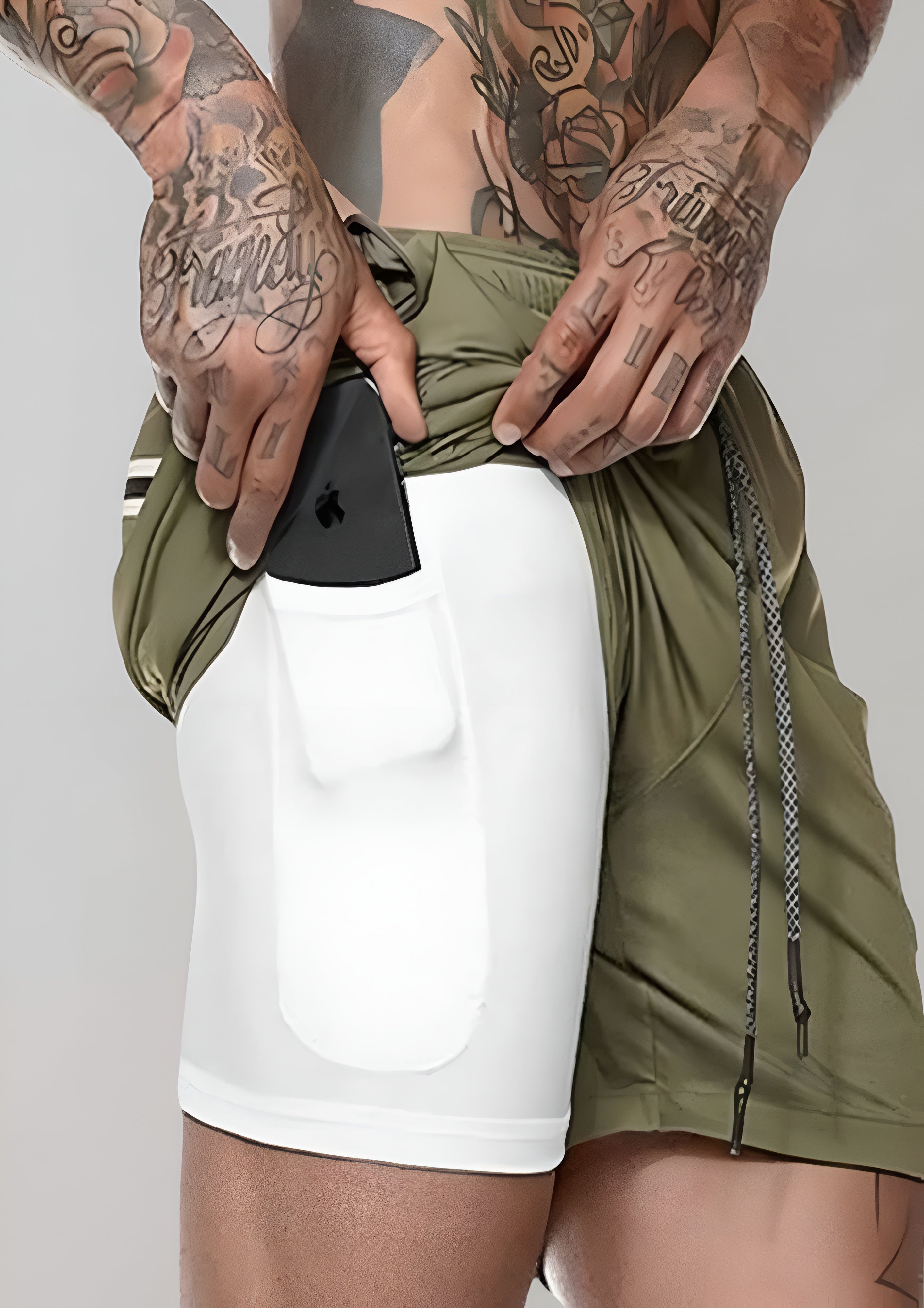 Men's Fitted Compression Short - Athletic Summer Wear