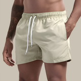 Men's Quick Dry Drawstring Swim Shorts - Summer Beachwear