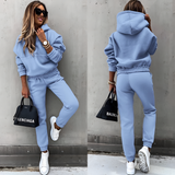 Women's Oversized Hooded Jogging Set - Casual Loungewear
