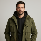 Men's Multi-Pocket Field Jacket - Outdoor Casual