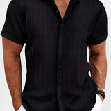 Men's Ribbed Short Sleeve - Summer Wear