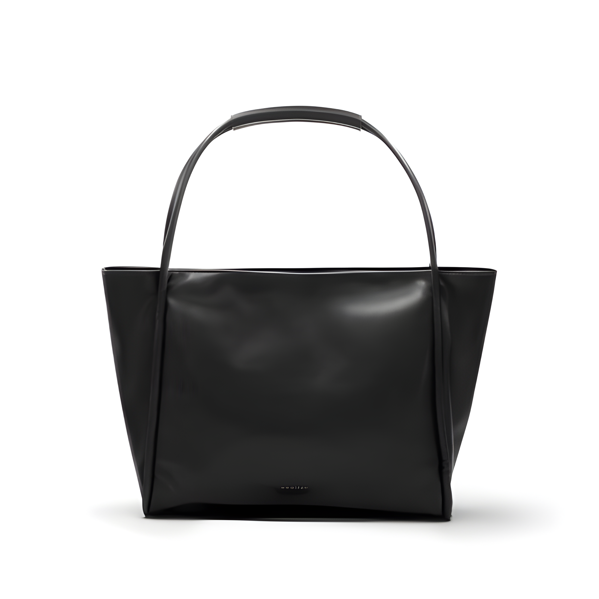 Women's Tote Bag With Handle Wrap And Interior Pockets - Office Wear