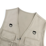 Men's Multi-Pocket Utility Vest - Outdoor Activity