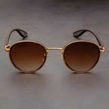 Men's Round Polarized Metal Sunglasses - Outdoor Travel