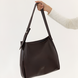 Women's Minimalist Adjustable Shoulder Bag - Office Wear