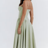Women's Midi Dress Corset Skirt - Date Night