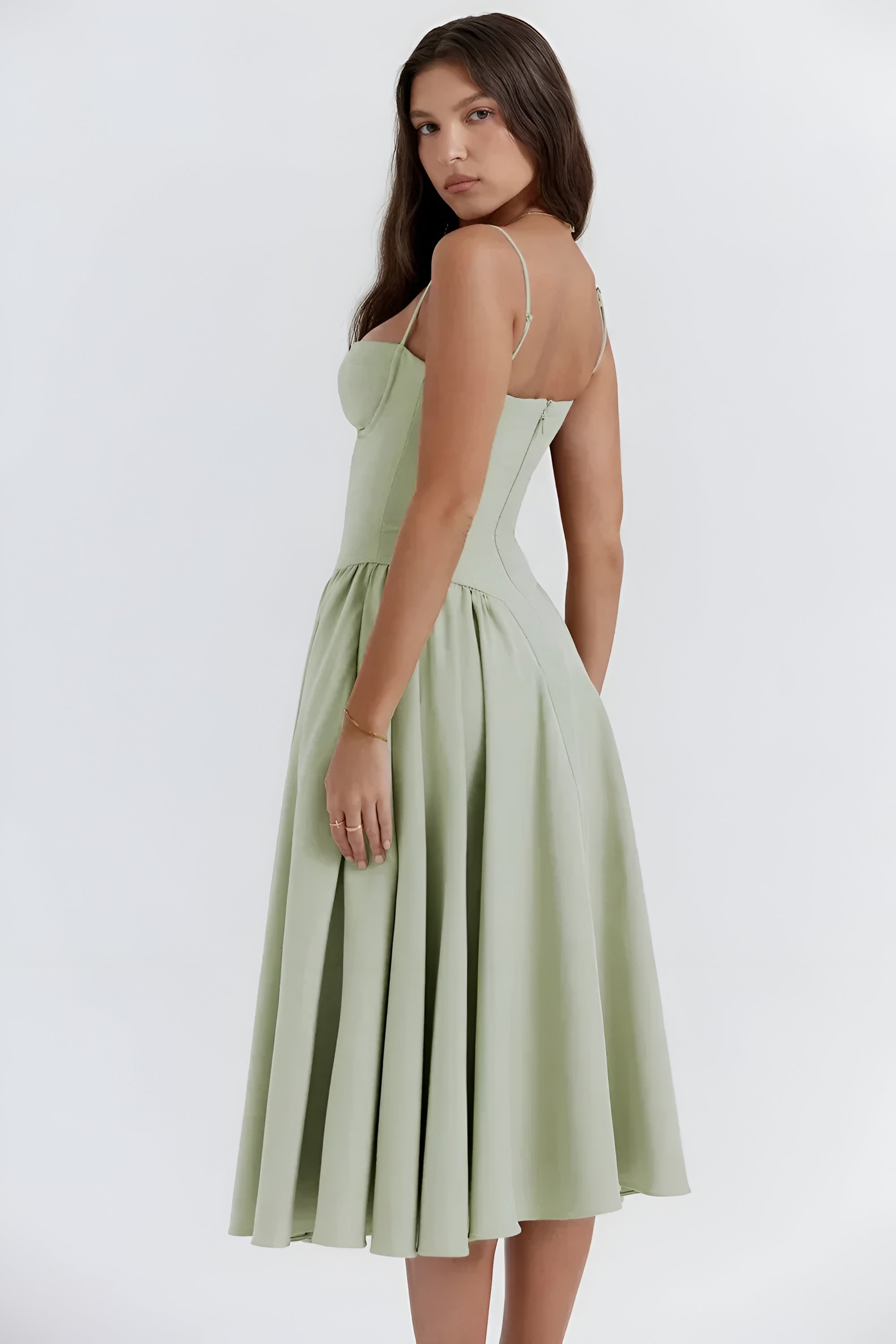 Women's Midi Dress Corset Skirt - Date Night
