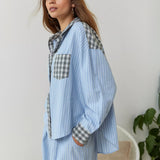 Women's Pajama Set Button Down - Loungewear