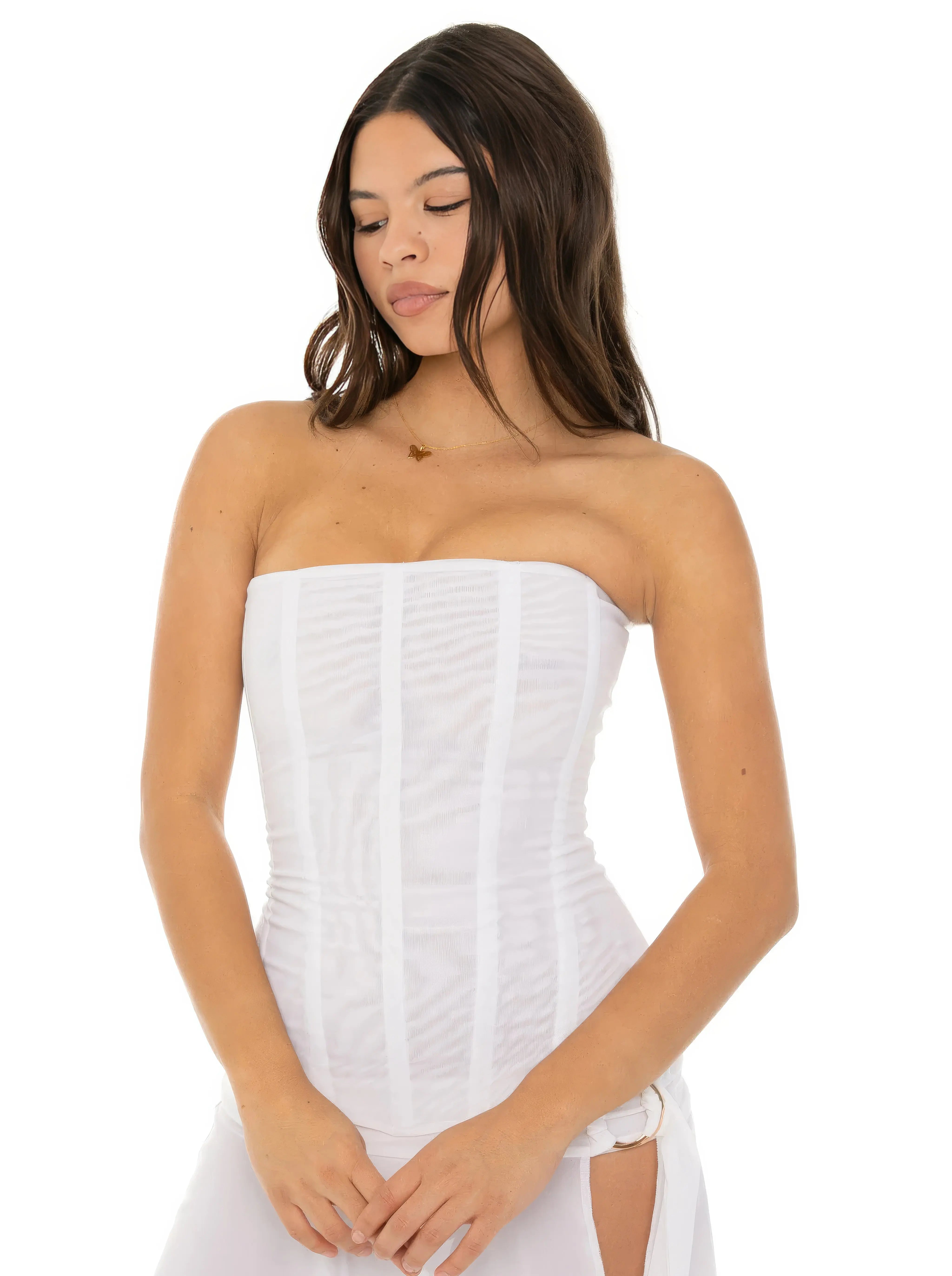 Women's Strapless Shapewear Bodysuit Slim Fit Seamless - Everyday Wear