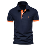 Men's Contrast Trim Slim Fit Polo - Casual Wear