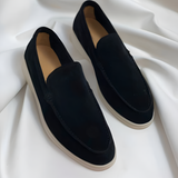 Men's Suede Slip On Loafers - Casual Office Wear