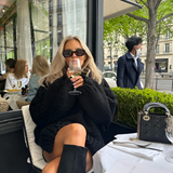 Women's Oversized Chunky Knit Sweater - Casual Winter Wear