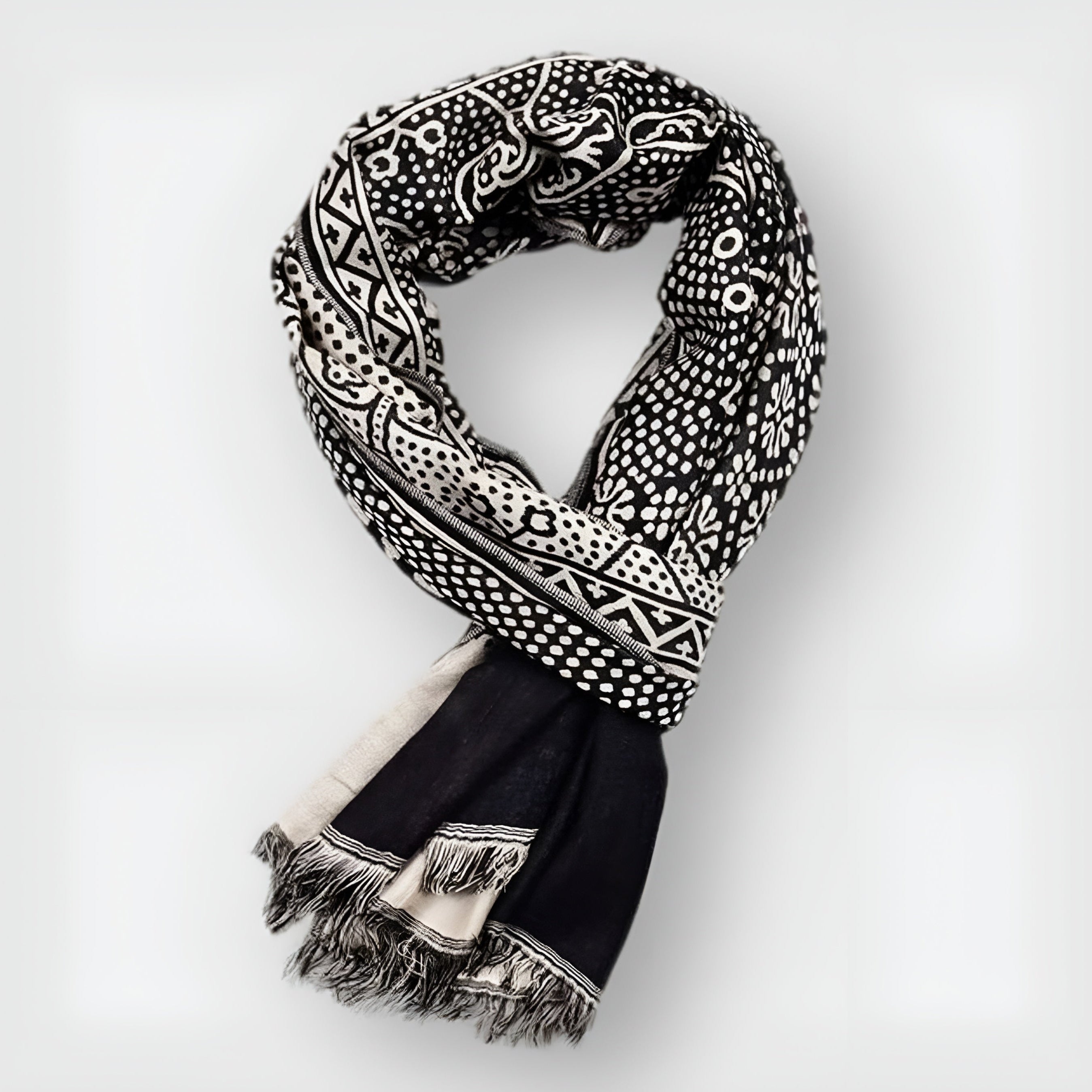 Women's Artisan Patterned Wrap - Winter Wear Scarfs