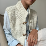 Women's Textured Knit Toggle Vest - Casual Layering