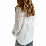 Women's Button Up Shirt Long Sleeve Lightweight - Casual Wear