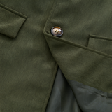 Men's Ribbed Texture Button Down Jacket - Casual Wear