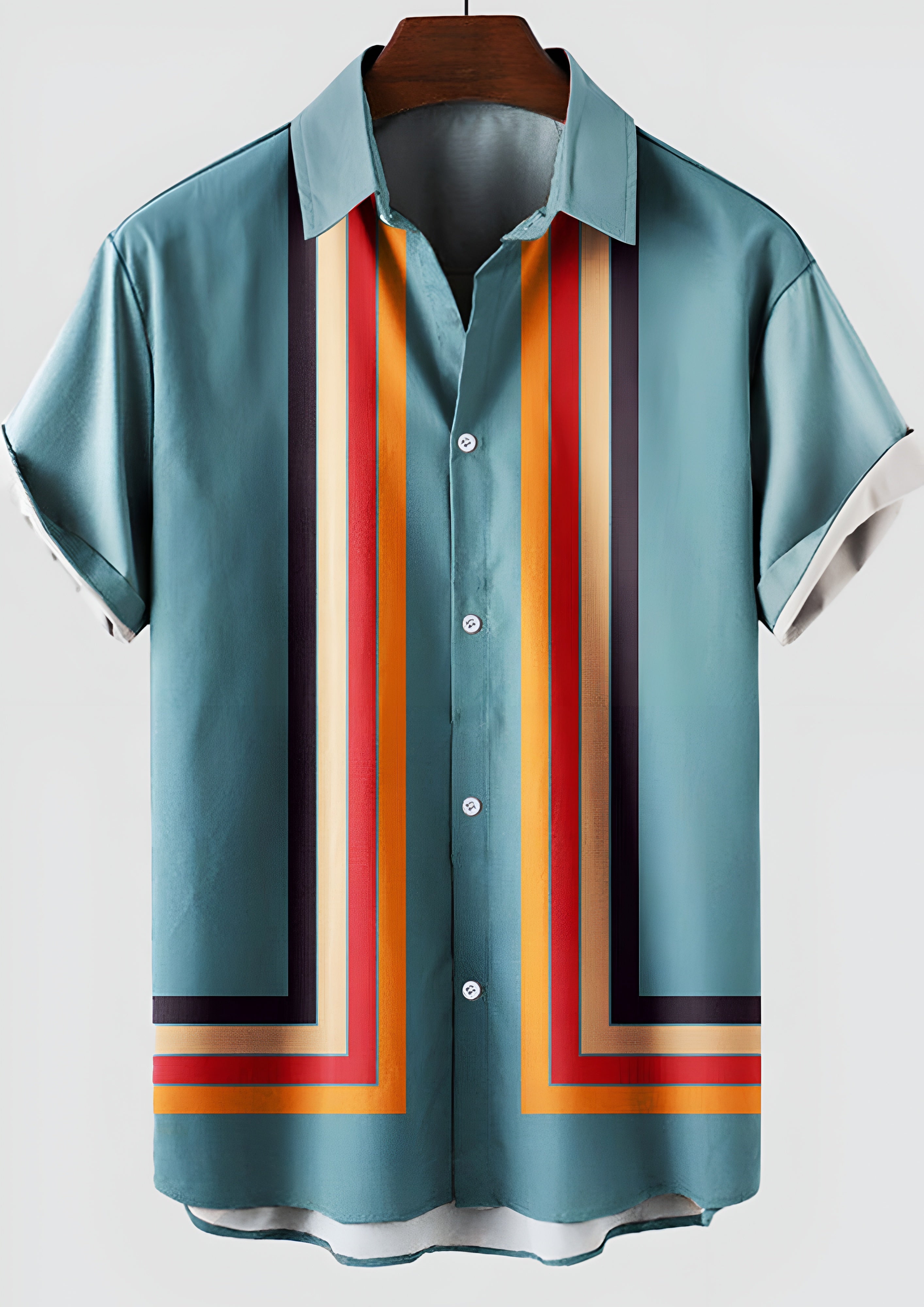 Men's Vintage Hawaiian Shirts - Summer Casual Wear