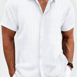Men's Ribbed Short Sleeve - Summer Wear