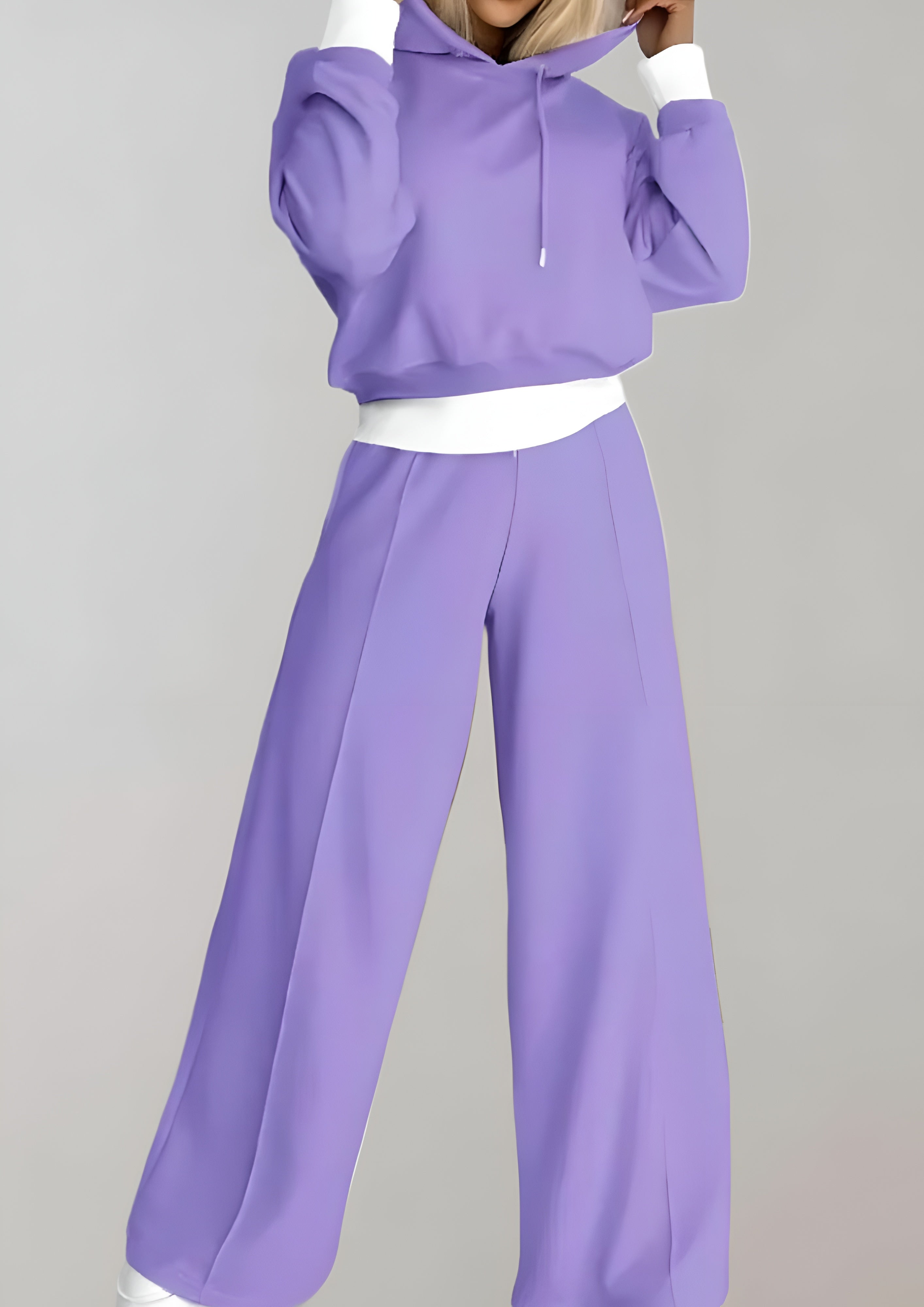 Women's Casual Hoodie Tracksuit Set - Casual Streetwear