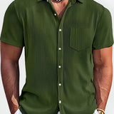 Men's Hawaiian Button Down Shirt - Summer Wear