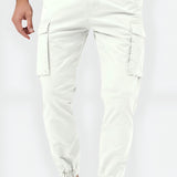Men Slim Fit Joggers Cargo - Street Wear