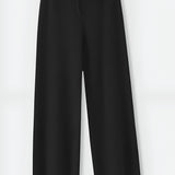 Women's Pleated Wide Leg Pants - Casual Loungewear