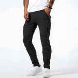 Men's Slim Fit Multi-Pocket Cargo Pants - Casual Wear