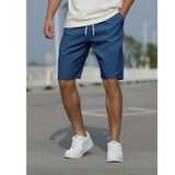 Men's Drawstring Elastic Waist Casual Shorts - Everyday Wear