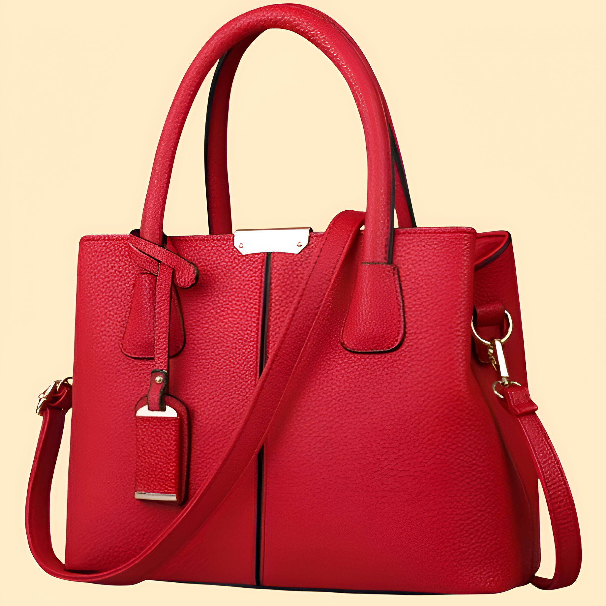 Women's Satchel Crossbody Handbag - Office Wear