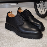 Men's Wingtip Brogue Derby Shoes - Office Wear