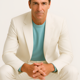 Men's Slim Fit Tailored Suit - Smart Casual