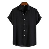 Men's Short Sleeve Button Up Shirt - Casual Wear