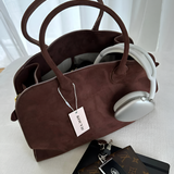 Women's Large Tote With Side Buckles - Work Travel