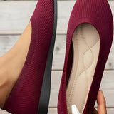 Women's Textured Flats - Summer Shoes