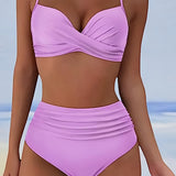 Women's Two Piece High Waisted Bikini - Summer Swimwear