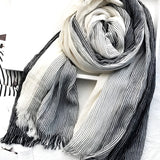 Women's Striped Scarf - Year Round Wear