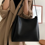 Women's Minimalist Adjustable Shoulder Bag - Office Wear