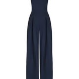 Women's Strapless Wide Leg Jumpsuit - Formal Evening Wear