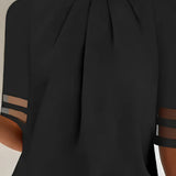Women’s Pleated Blouse - Casual Wear