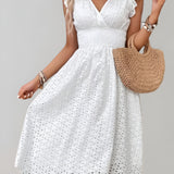 Women's Eyelet Sundress - Summer Wear