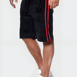 Men's Drawstring Plaid Shorts - Athletic Wear