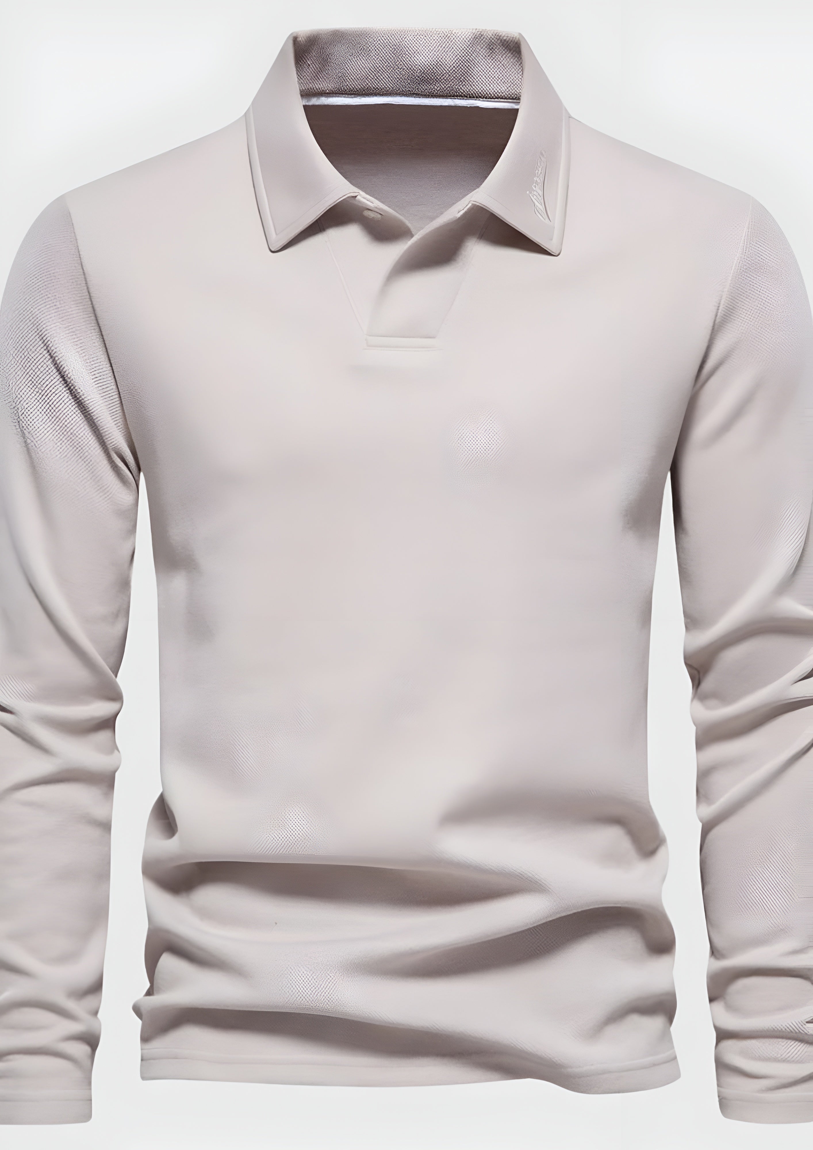 Men's Long Sleeve Polo Shirt - Casual Wear