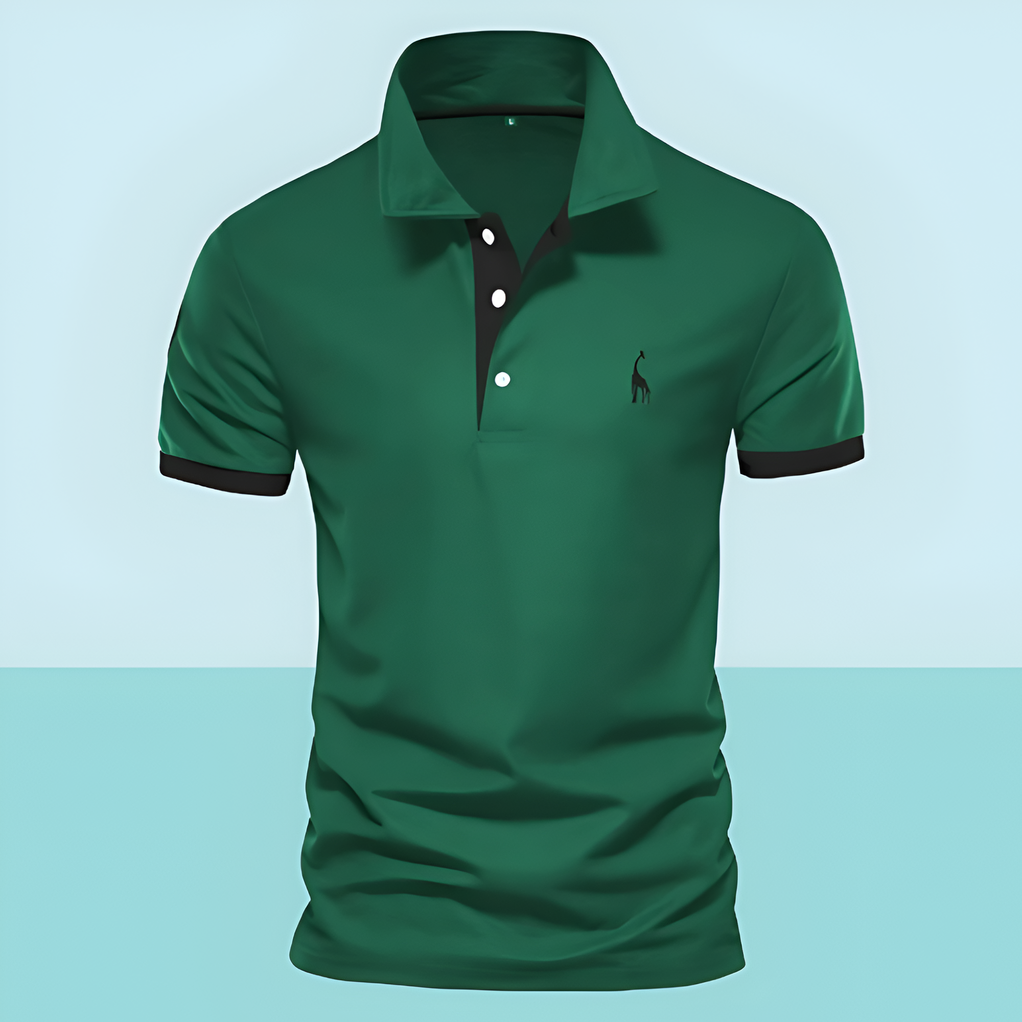 Men's Contrast Trim Slim Fit Polo - Casual Wear
