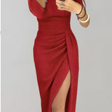 Women's Off Shoulder Maxi Dress - Evening Wear