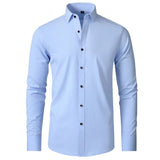 Men's Shirt Slim Fit Long Sleeve - Formal Wear