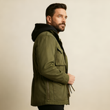 Men's Multi-Pocket Field Jacket - Outdoor Casual