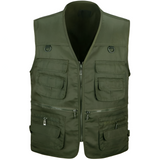 Men's Multi-Pocket Utility Vest - Outdoor Activity